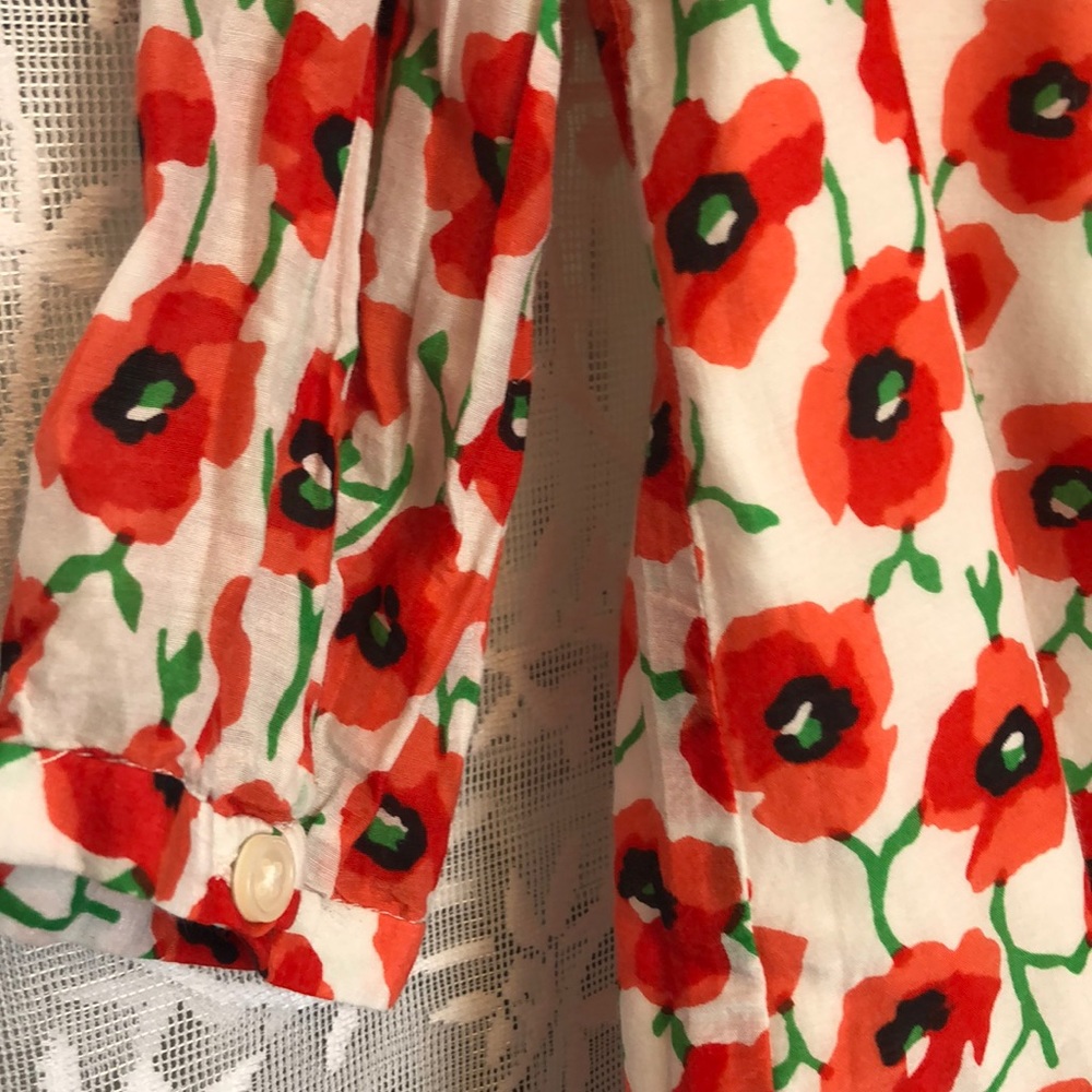 Crewcuts Floral Tunic Silk/Cotton Blend - Picture 5 of 6